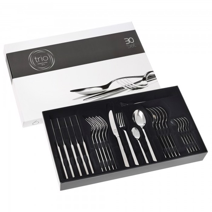 Cryspo Trio Set Maxairopirouna 30 Temaxion INOX 18/10 'HAMMERED' 45802030
